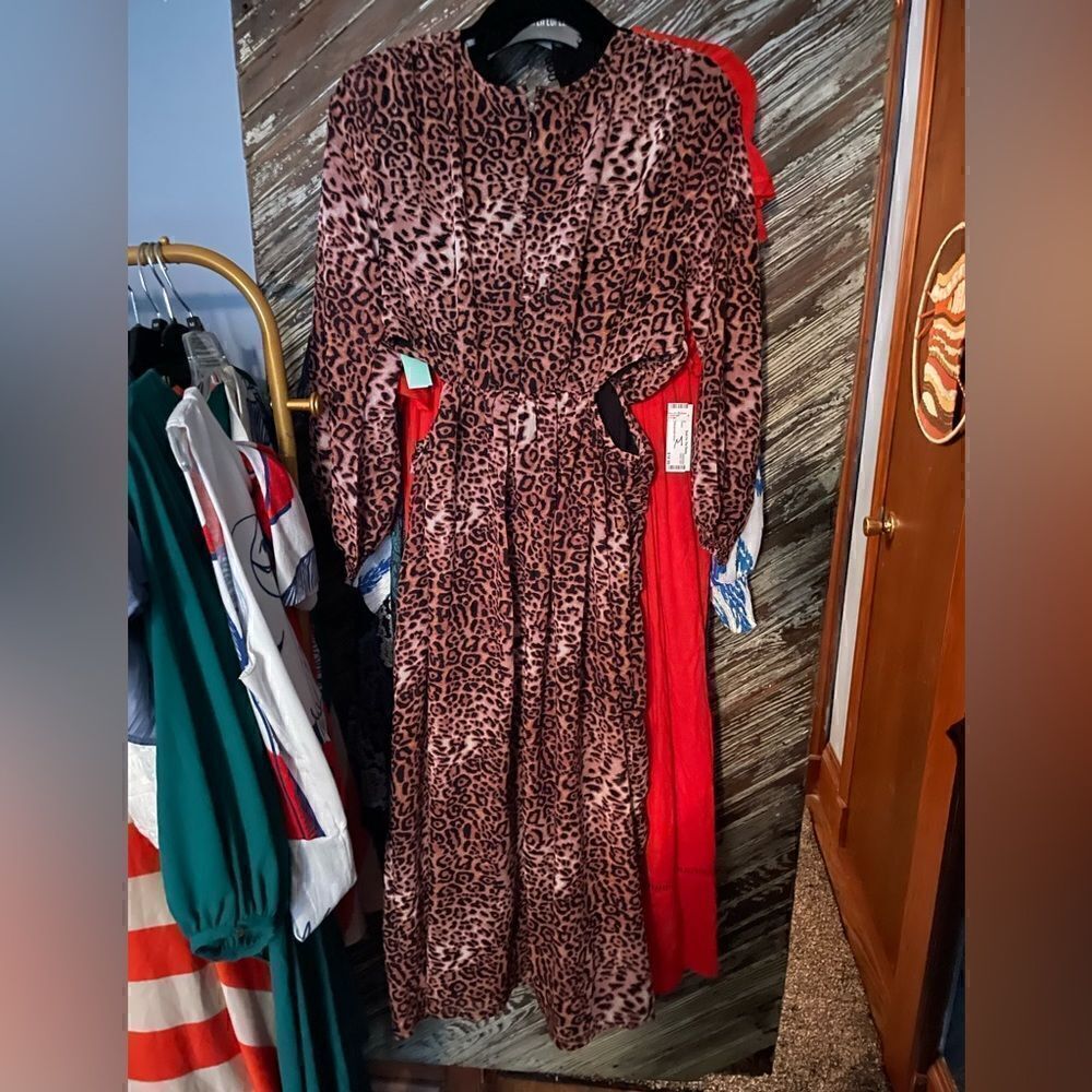 Ranna Gill leopard cut out dress NWT - Picture 9 of 9